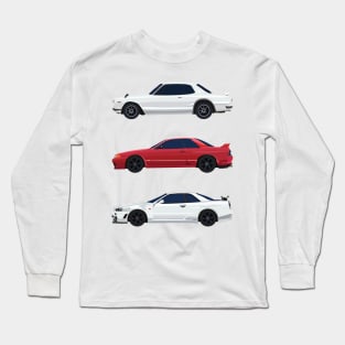 Minimalist Skyline GT-R Generation Long Sleeve T-Shirt